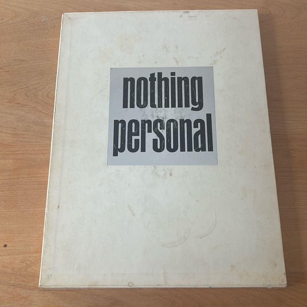 Vintage “Nothing Personal”, by Avedon/Baldwin, art photo/coffee table book, 1964